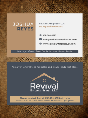 Real Estate Business card design | Design de Carte de Visite par JK18