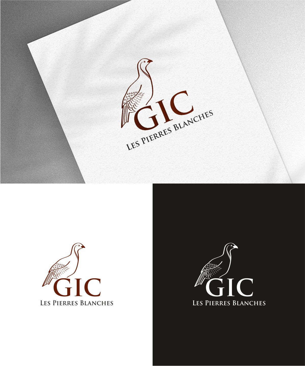Diseño de Logo por Dave Paresh para GIC Les Pierres Blanches | Diseño #27078980