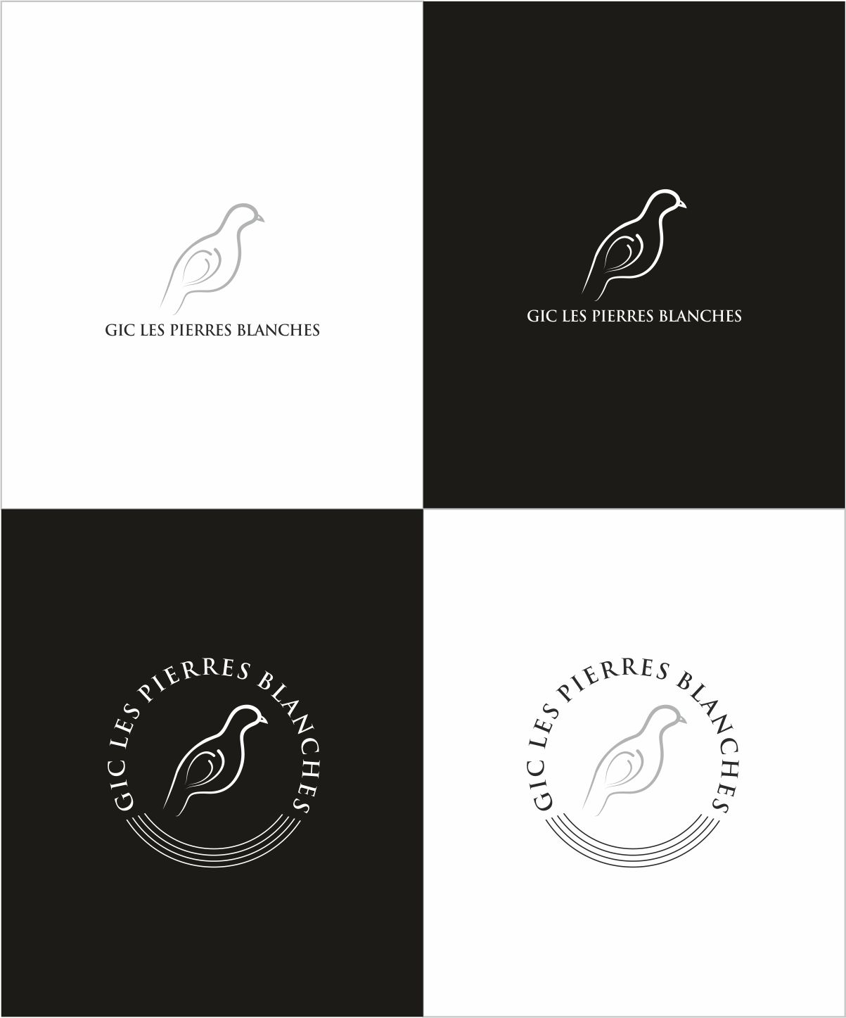 Diseño de Logo por Dave Paresh para GIC Les Pierres Blanches | Diseño #27079817