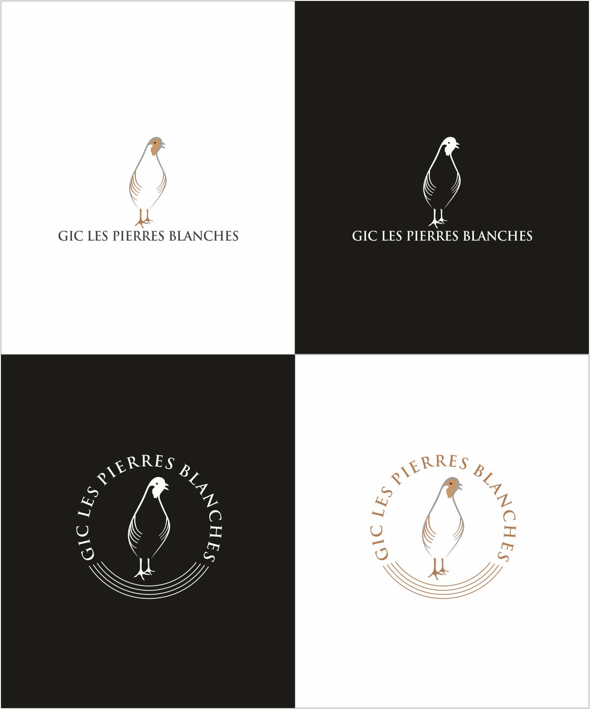 Diseño de Logo por Dave Paresh para GIC Les Pierres Blanches | Diseño #27079818