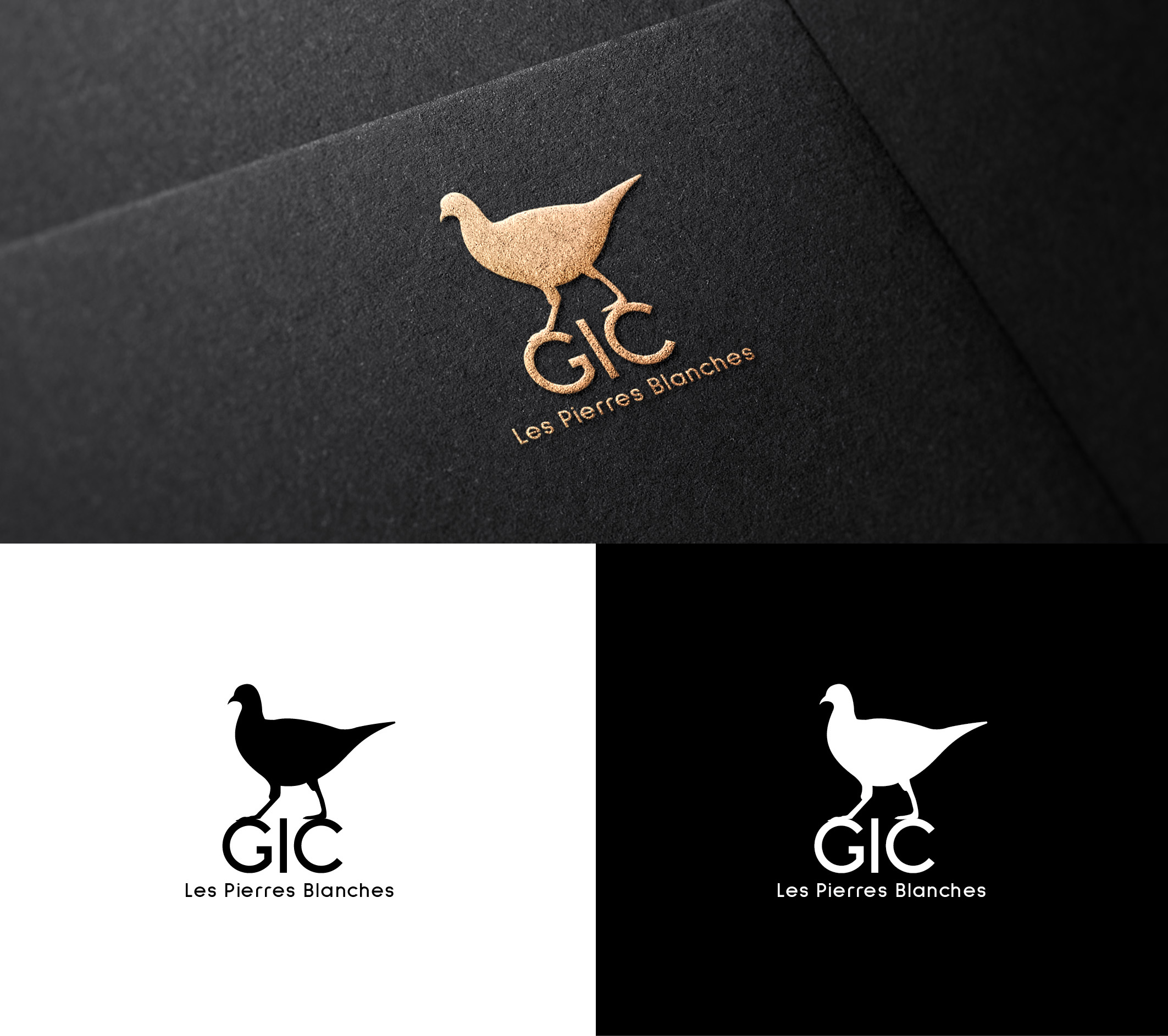 Logo Design by lnb... for GIC Les Pierres Blanches | Design #27083537