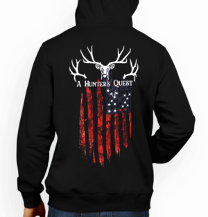 T shirt design for “A Hunter’s Quest” improve on my logo | T-shirt Design by Creative Shots Studio