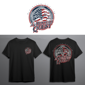T shirt design for “A Hunter’s Quest” improve on my logo | Diseño de Camiseta por Michaelsefrico