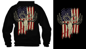 T shirt design for “A Hunter’s Quest” improve on my logo | T-shirt Design by NILDesigns