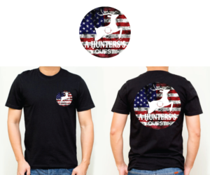 T shirt design for “A Hunter’s Quest” improve on my logo | Diseño de Camiseta por Kalla