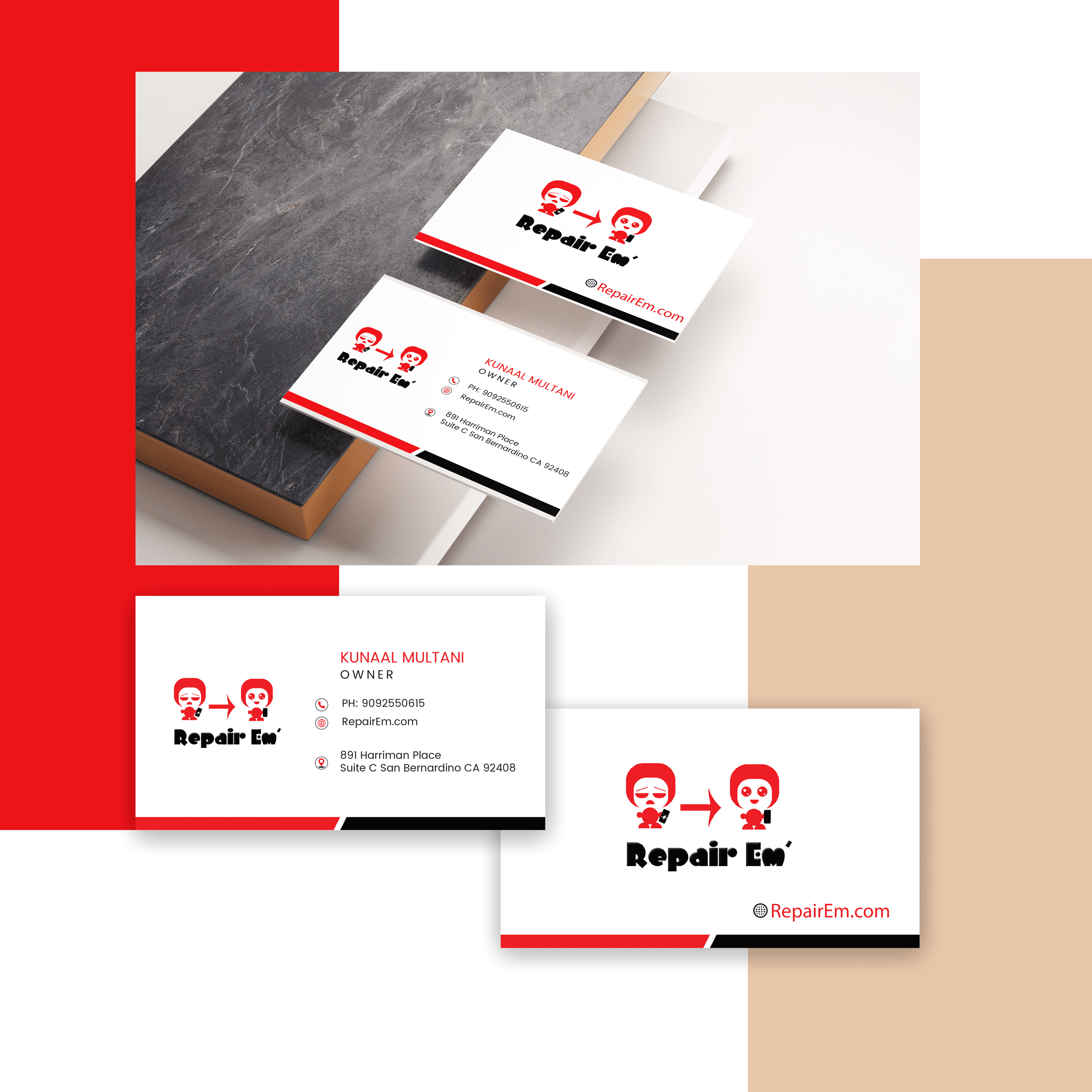 Business Card Design by Nadirashakil for this project | Design #27079001
