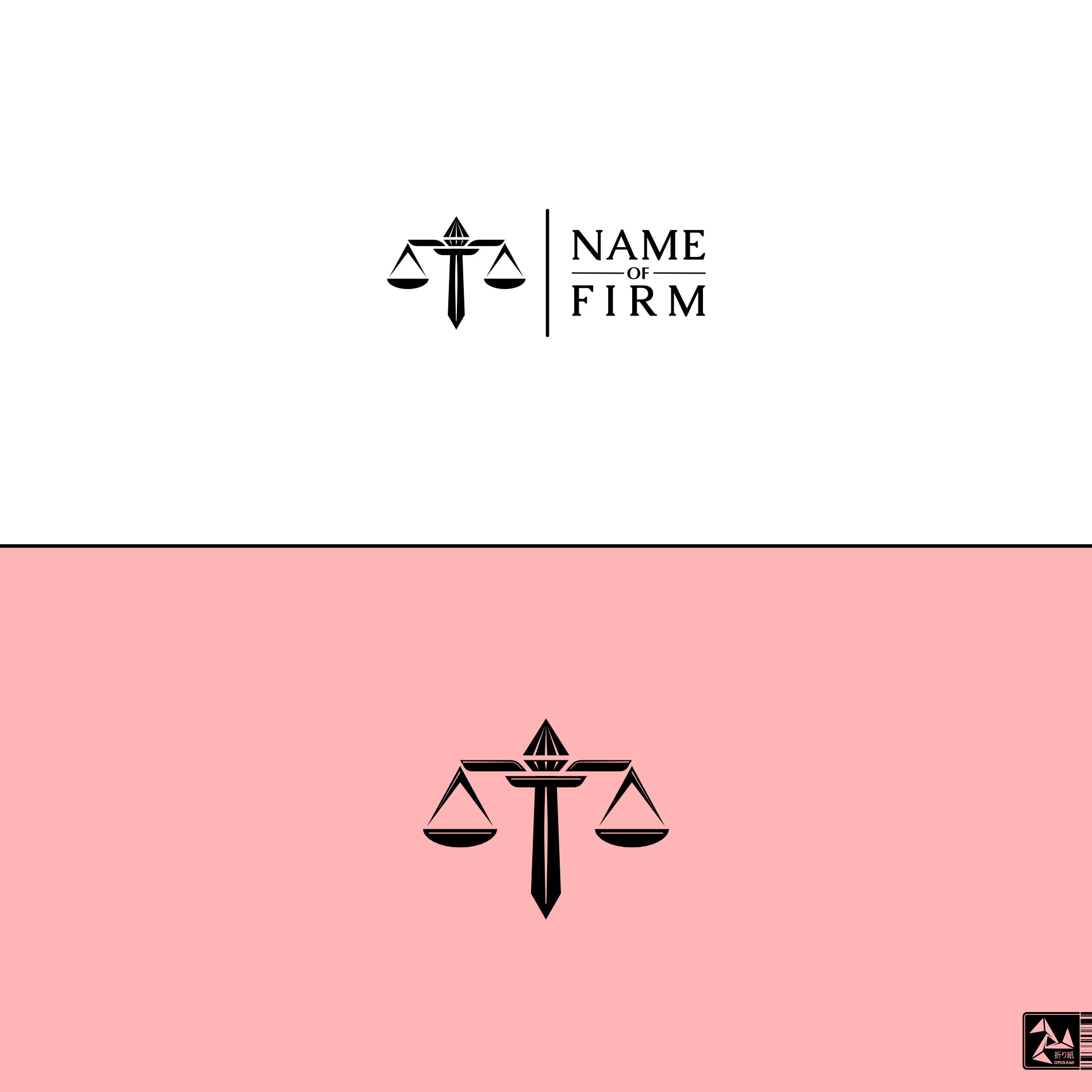 Logo Design by Origami visual for Shahlaei Law | Design #27075698