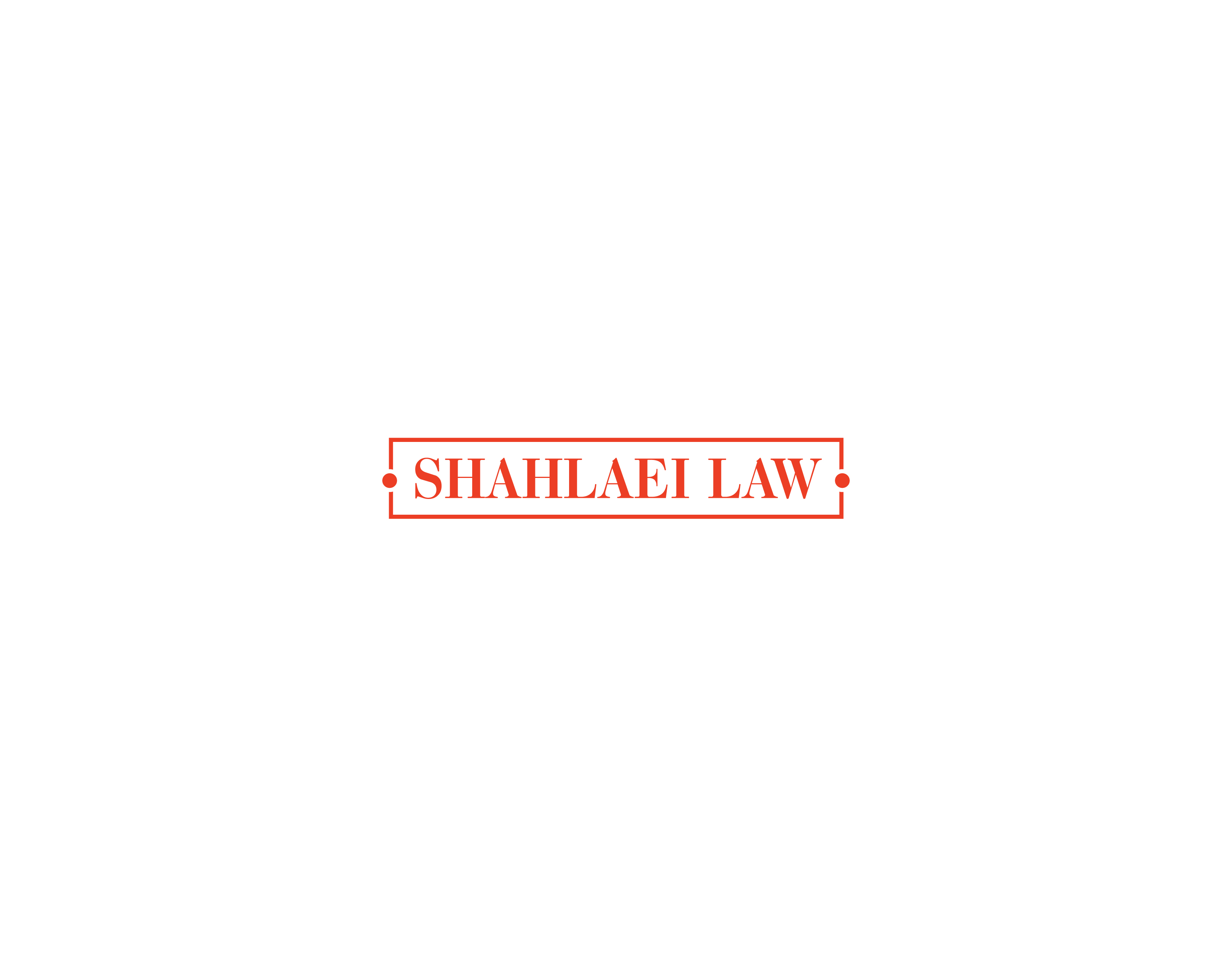 Logo Design by creativepoint for Shahlaei Law | Design #27075172