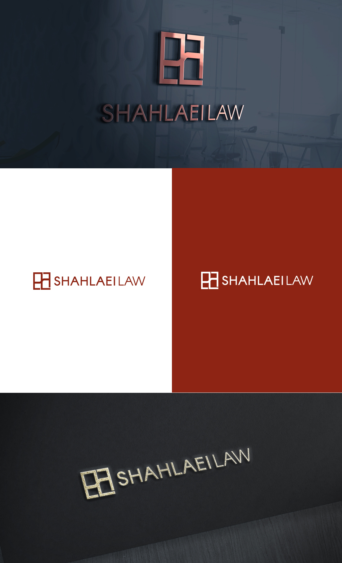 Logo Design by GLDesigns for Shahlaei Law | Design #27076888