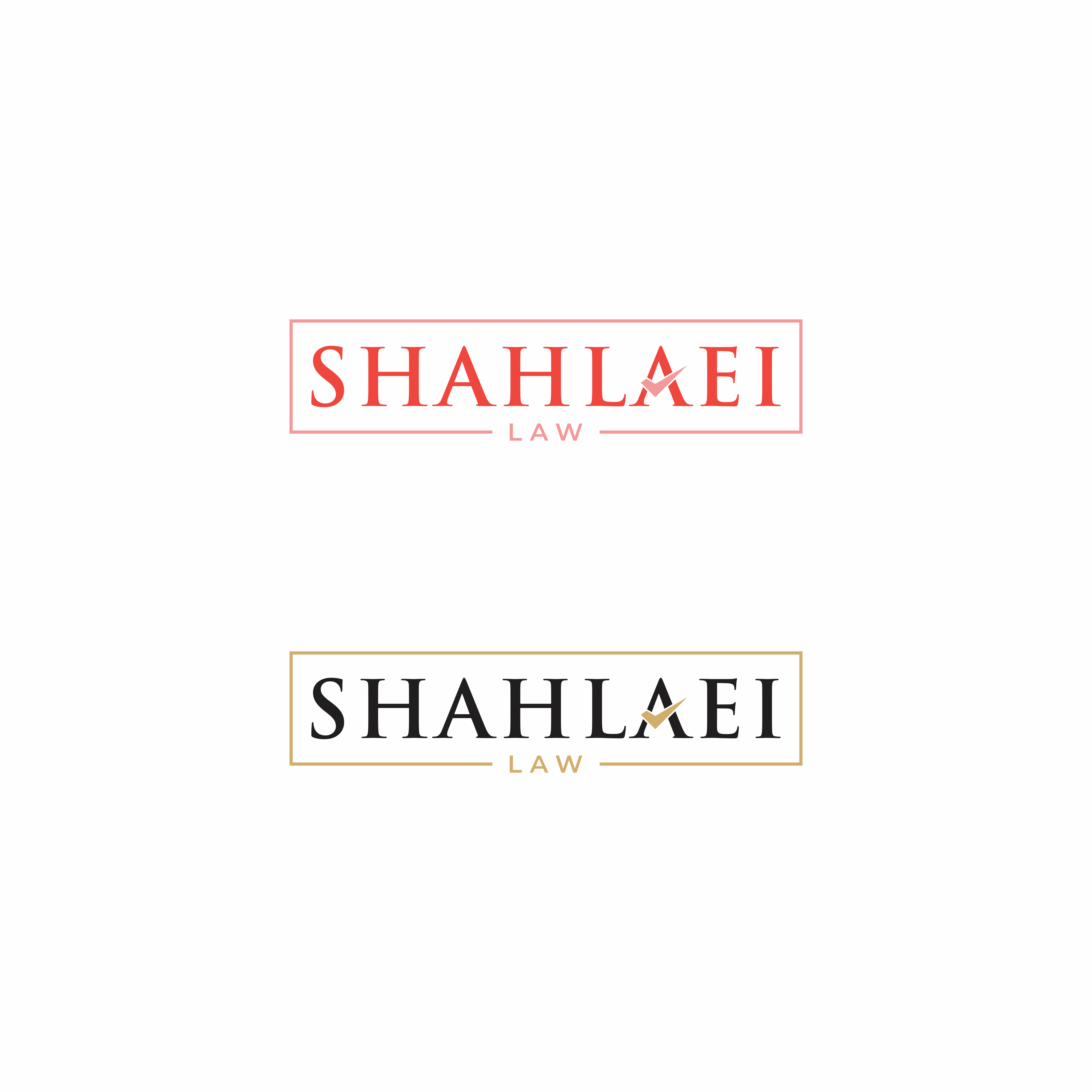 Logo Design by amrino_east for Shahlaei Law | Design #27099392
