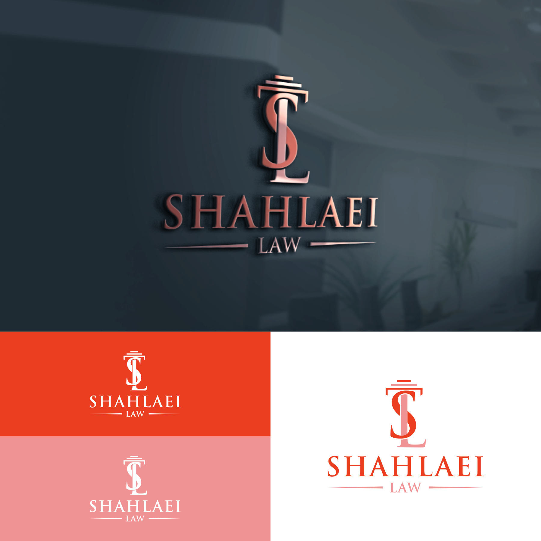 Logo Design by anak mama for Shahlaei Law | Design #27076187