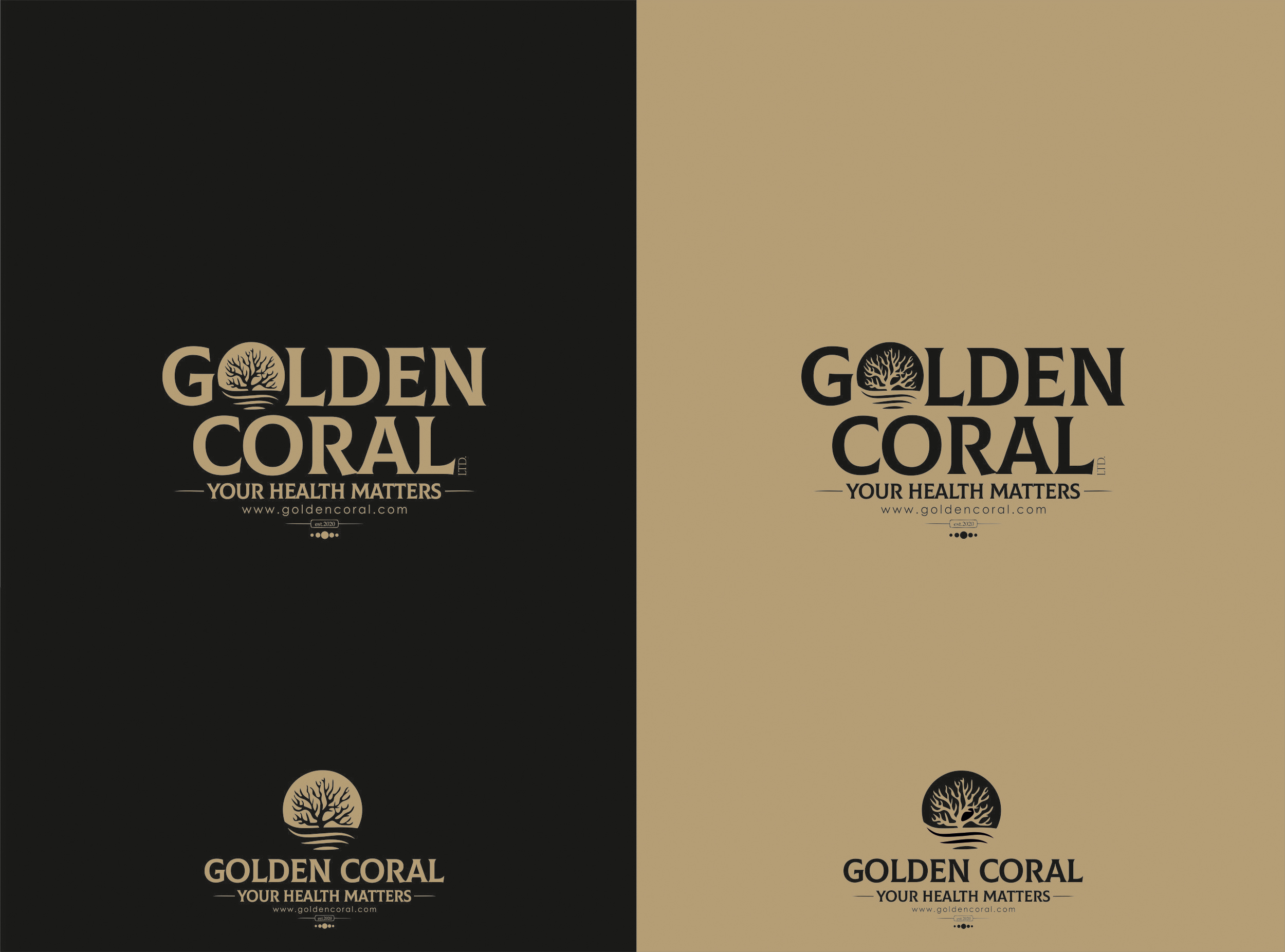 Logo Design by nikkiblue for Golden Coral LTD. | Design #27077097