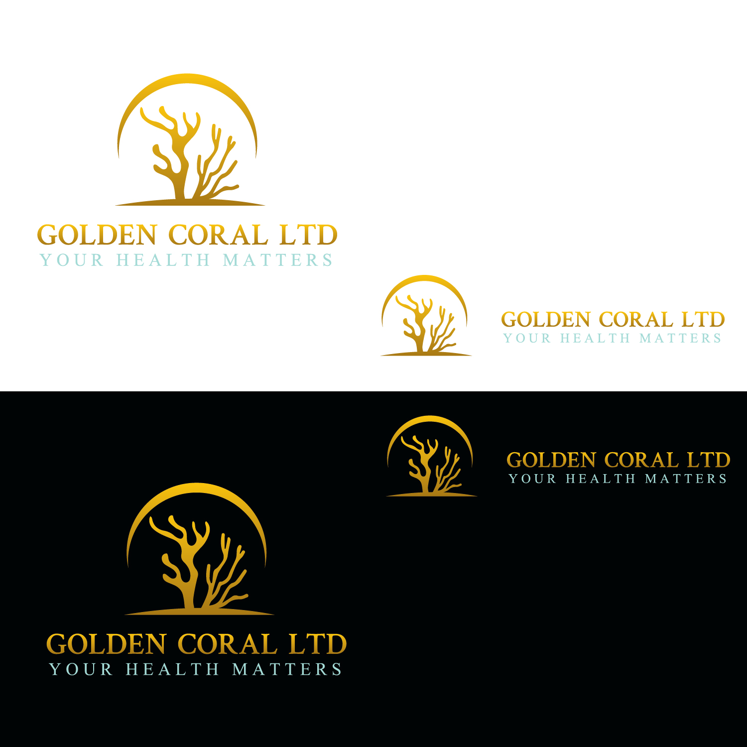 Logo Design by emptyboxgraphics for Golden Coral LTD. | Design #27074712