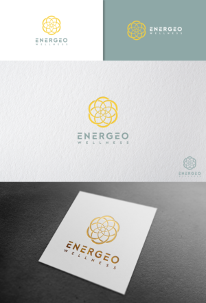 Energeo Wellness (wellness can be smaller) | Logo Design by Paperfox Designs
