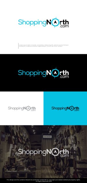 ShoppingNorth.com | Logo Design by Kim Ji