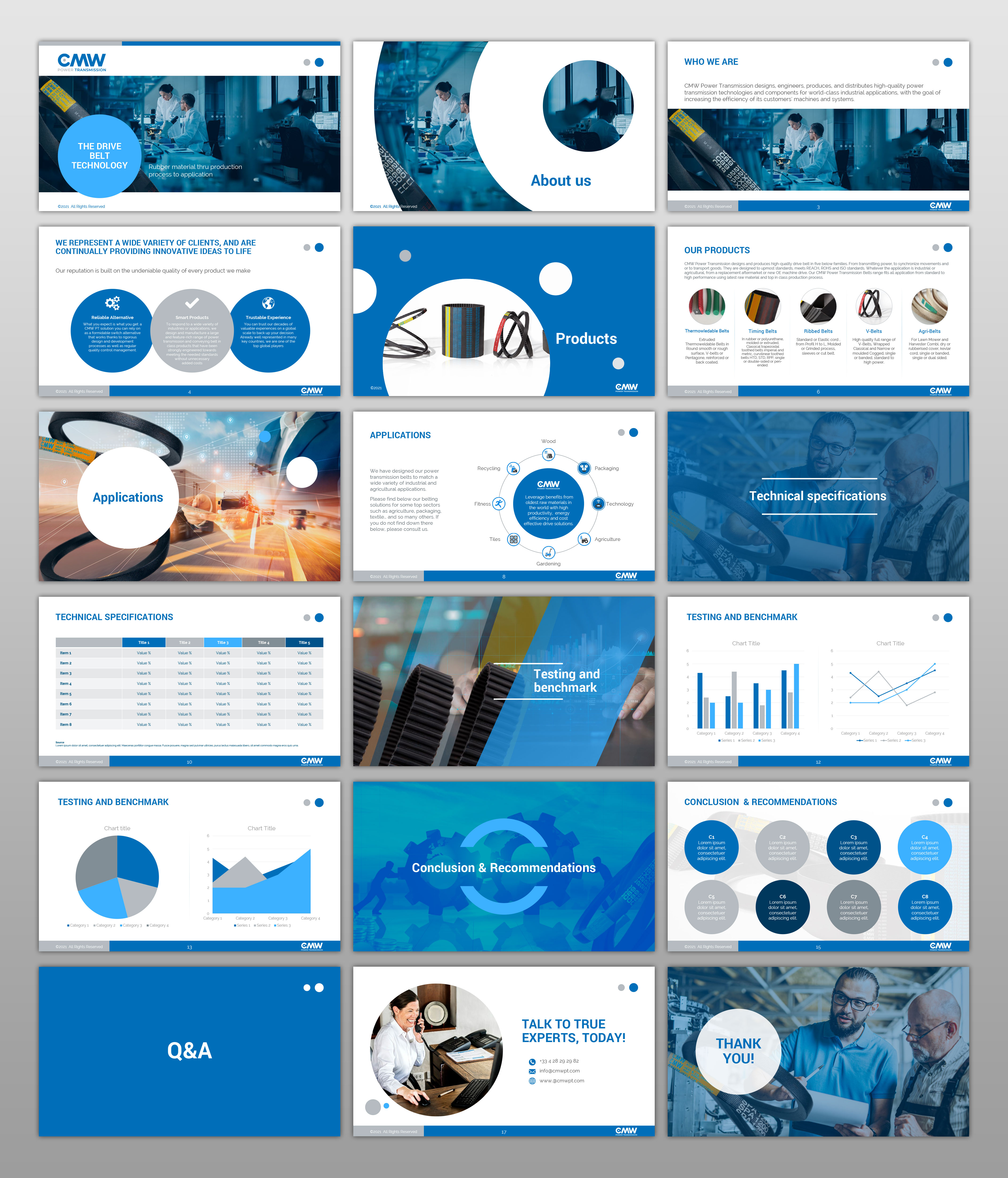 PowerPoint Design by Gmmieh for GROUPE Thomas Vidal | Design #27110655