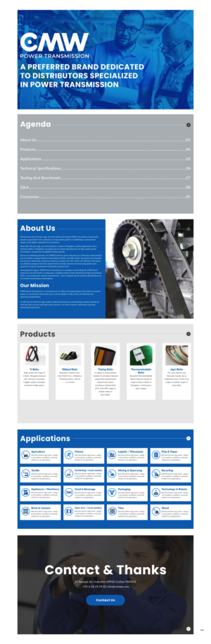 PowerPoint-Design von pb für GROUPE Thomas Vidal | Design #27084600