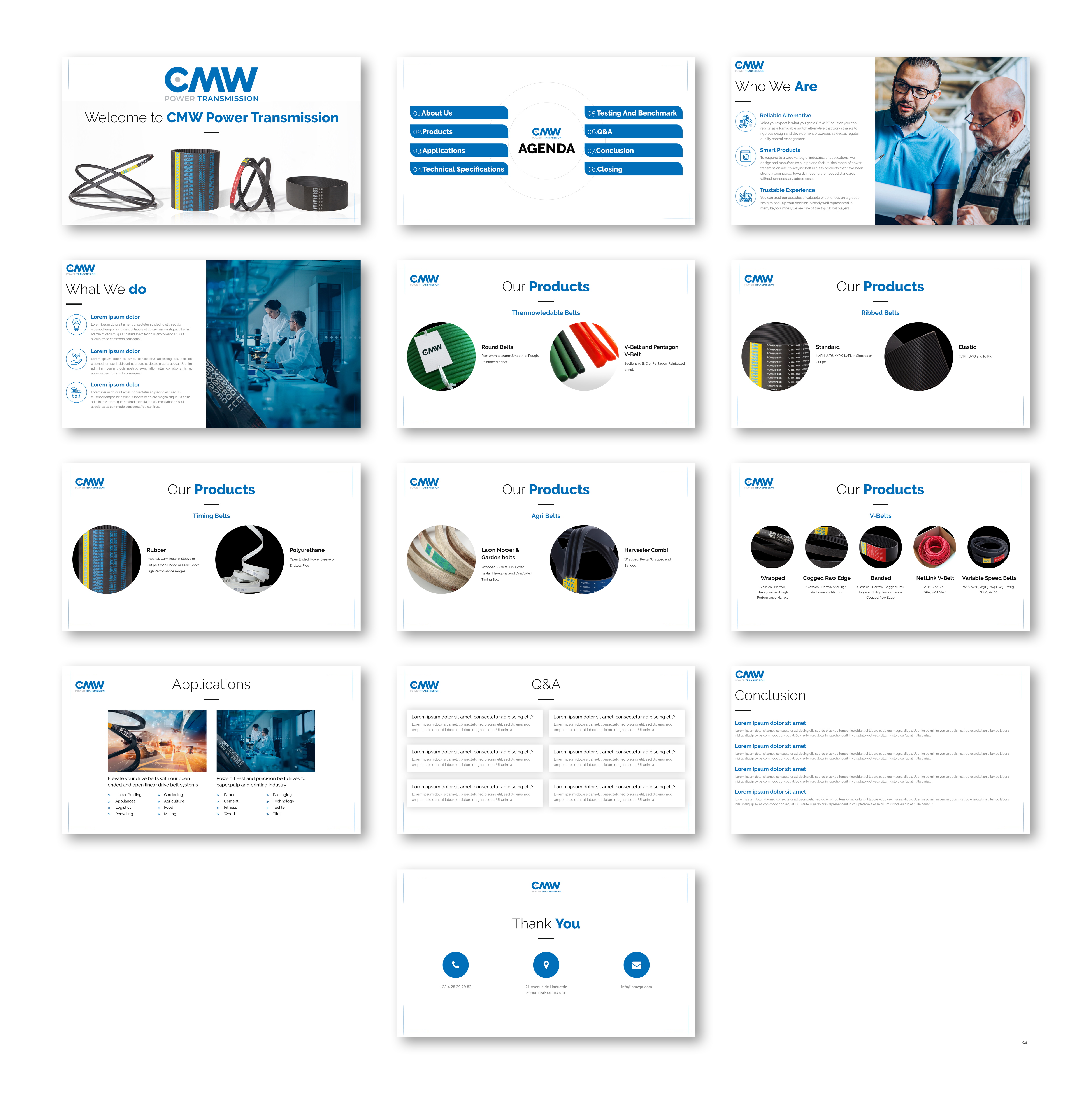 Design de PowerPoint par pb pour GROUPE Thomas Vidal | Design #27104372