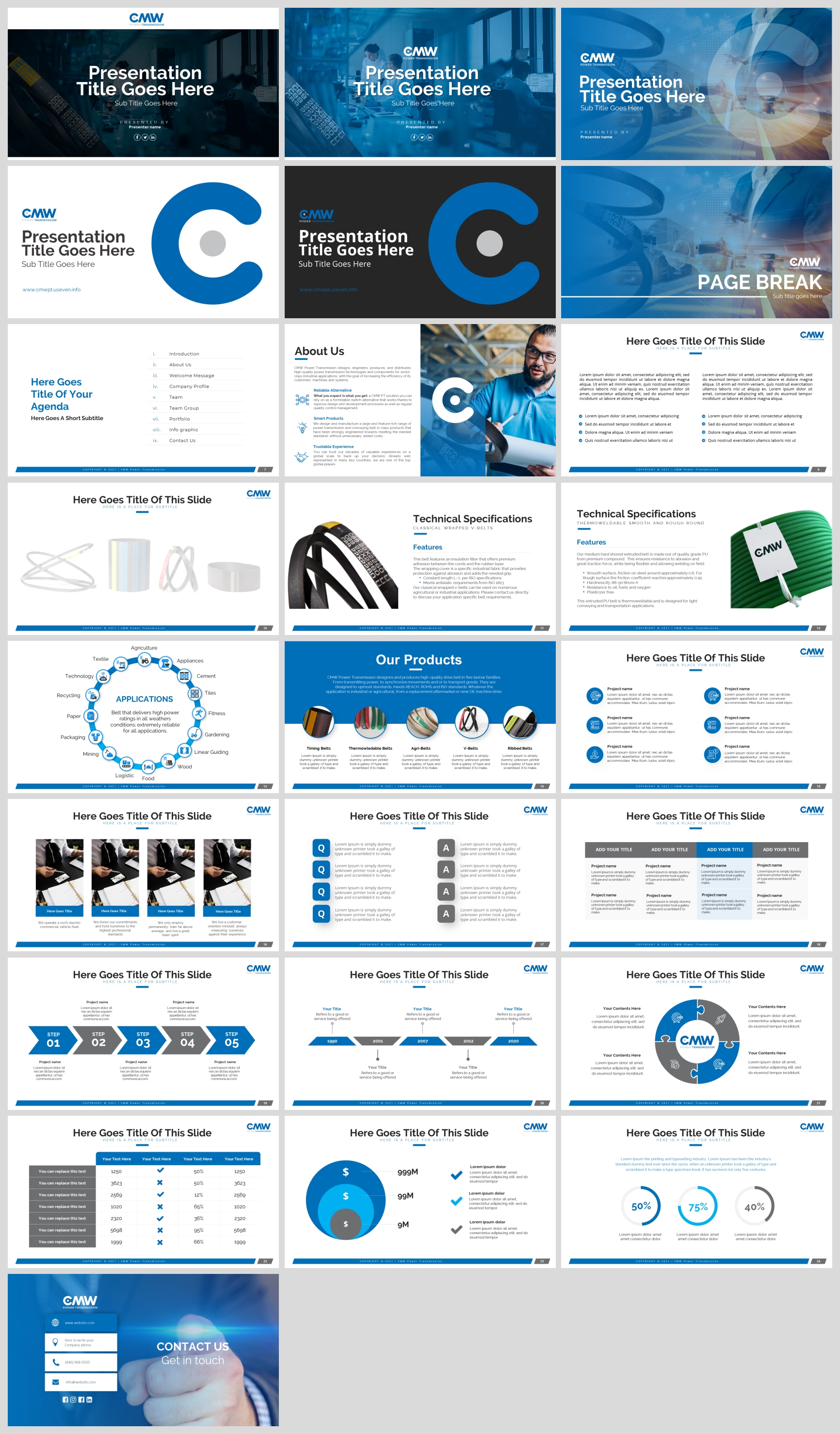 PowerPoint Design by IndreDesign for GROUPE Thomas Vidal | Design #27106528