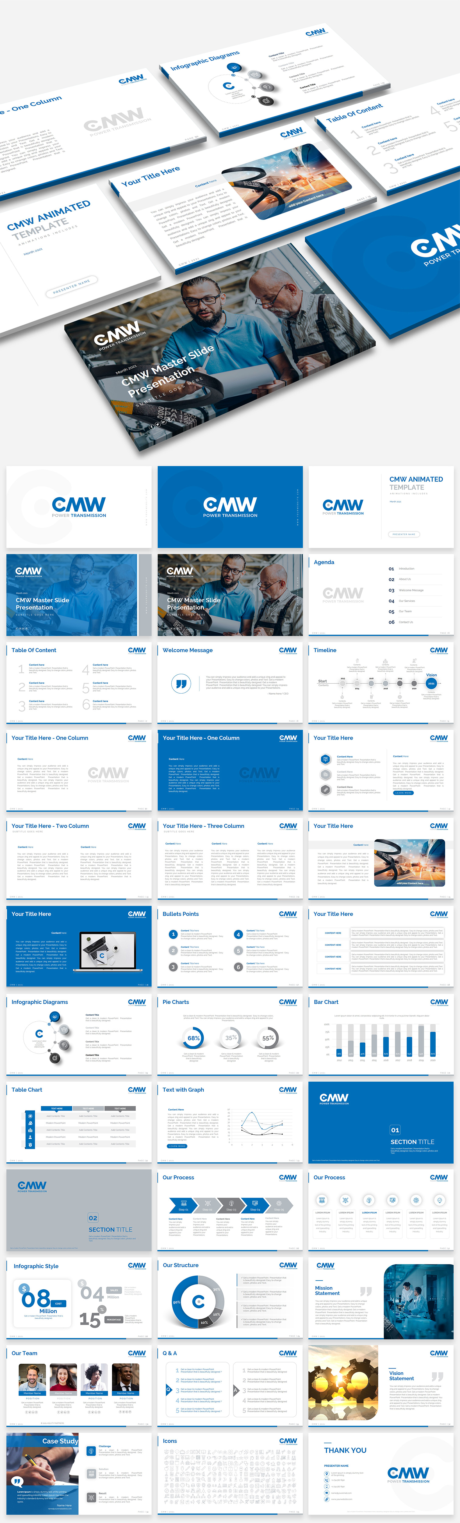PowerPoint-Design von Luvinda für GROUPE Thomas Vidal | Design #27102494