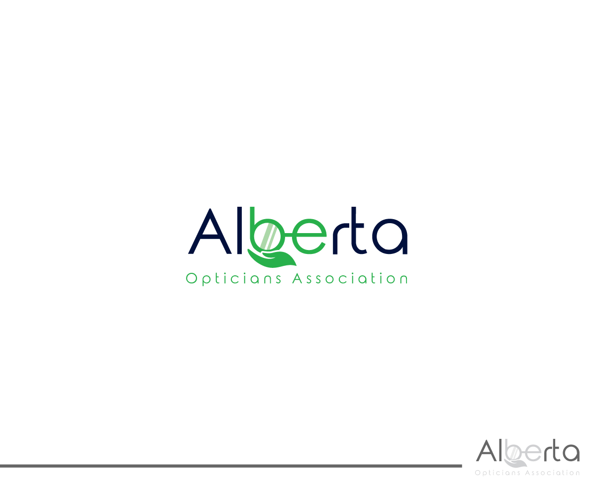 Logo Design by Fat Bat Man for Alberta Opticians Association  | Design #27081346
