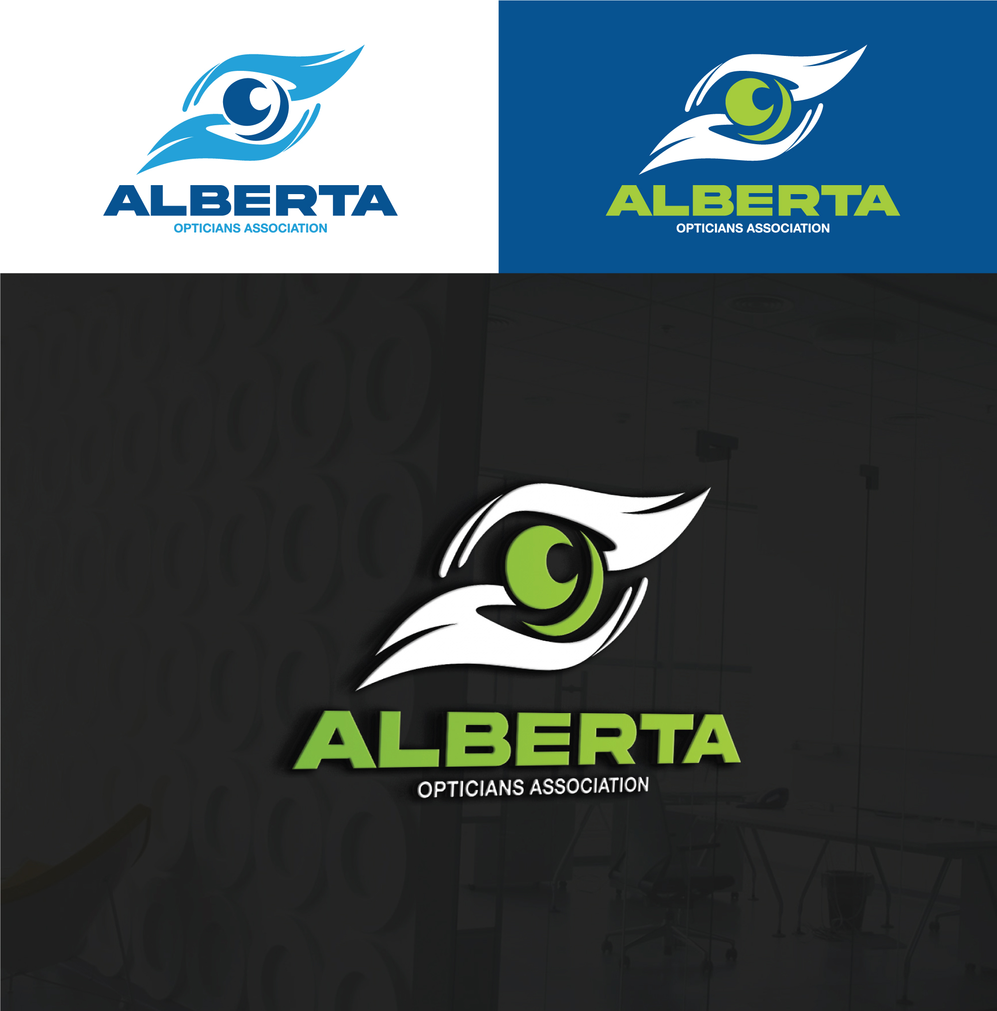 Logo-Design von u2square für Alberta Opticians Association  | Design #27083704