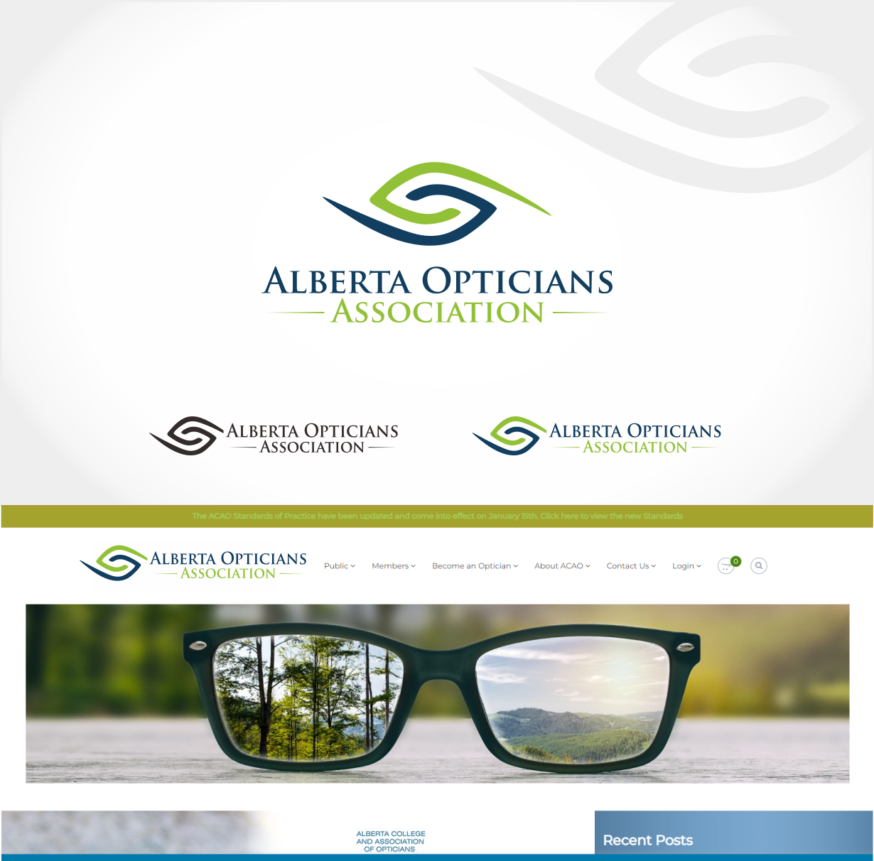 Logo-Design von sawisutawi für Alberta Opticians Association  | Design: #27116265