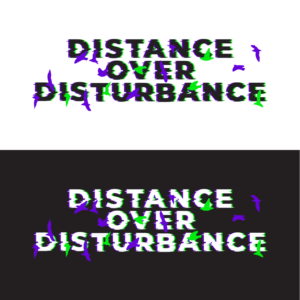 T- shirt Design Distance over disturbance | T-shirt Design by delegacydesign