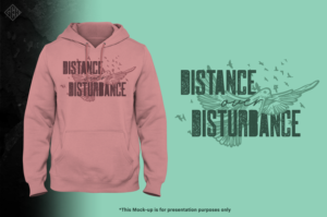 T- shirt Design Distance over disturbance | T-shirt Design by gekgrfx