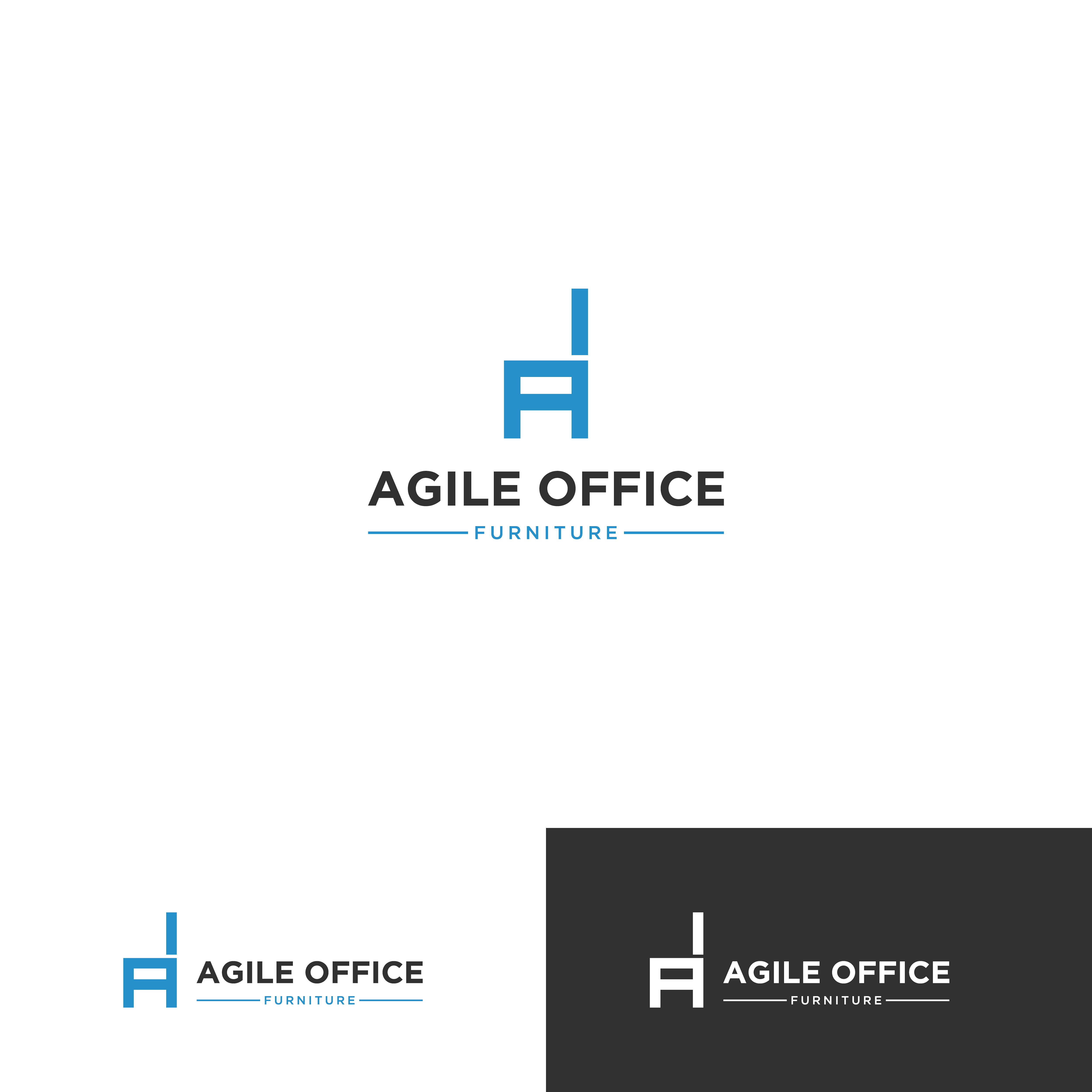 Bold, Serious, Office Furniture Logo Design for Agile Office Furniture by Md Hafizul Haque