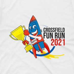 Crossfield Fun Run 2021 t-shirt design | T-shirt Design by delegacydesign