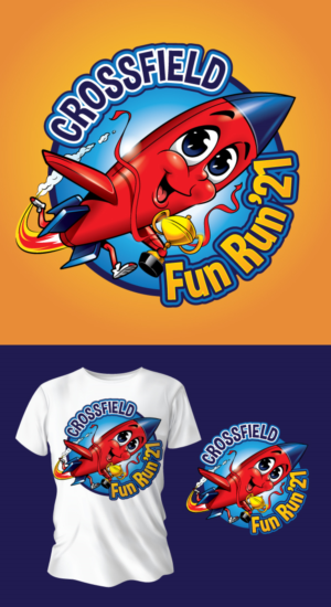 Crossfield Fun Run 2021 t-shirt design | T-Shirt-Design von ally designs