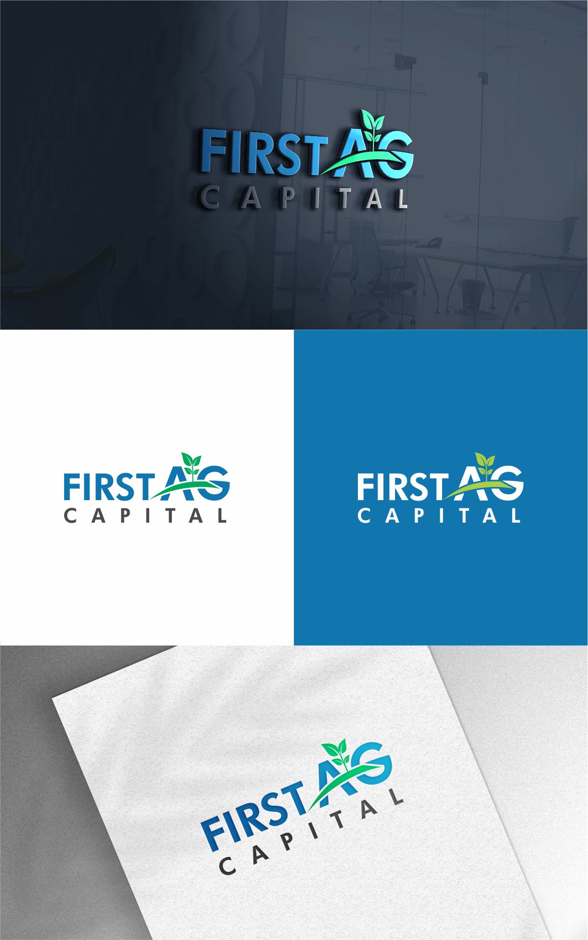 Logo Design by Dave Paresh for FIRST AG CAPITAL | Design #27083454