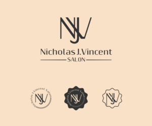 Nicholas J Vincent Salon | Logo-Design von k.a.n