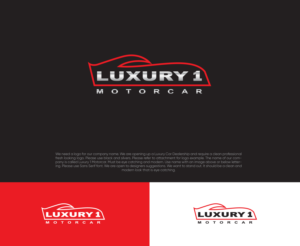 Luxury 1 Motorcar | Logo Design by dharlan