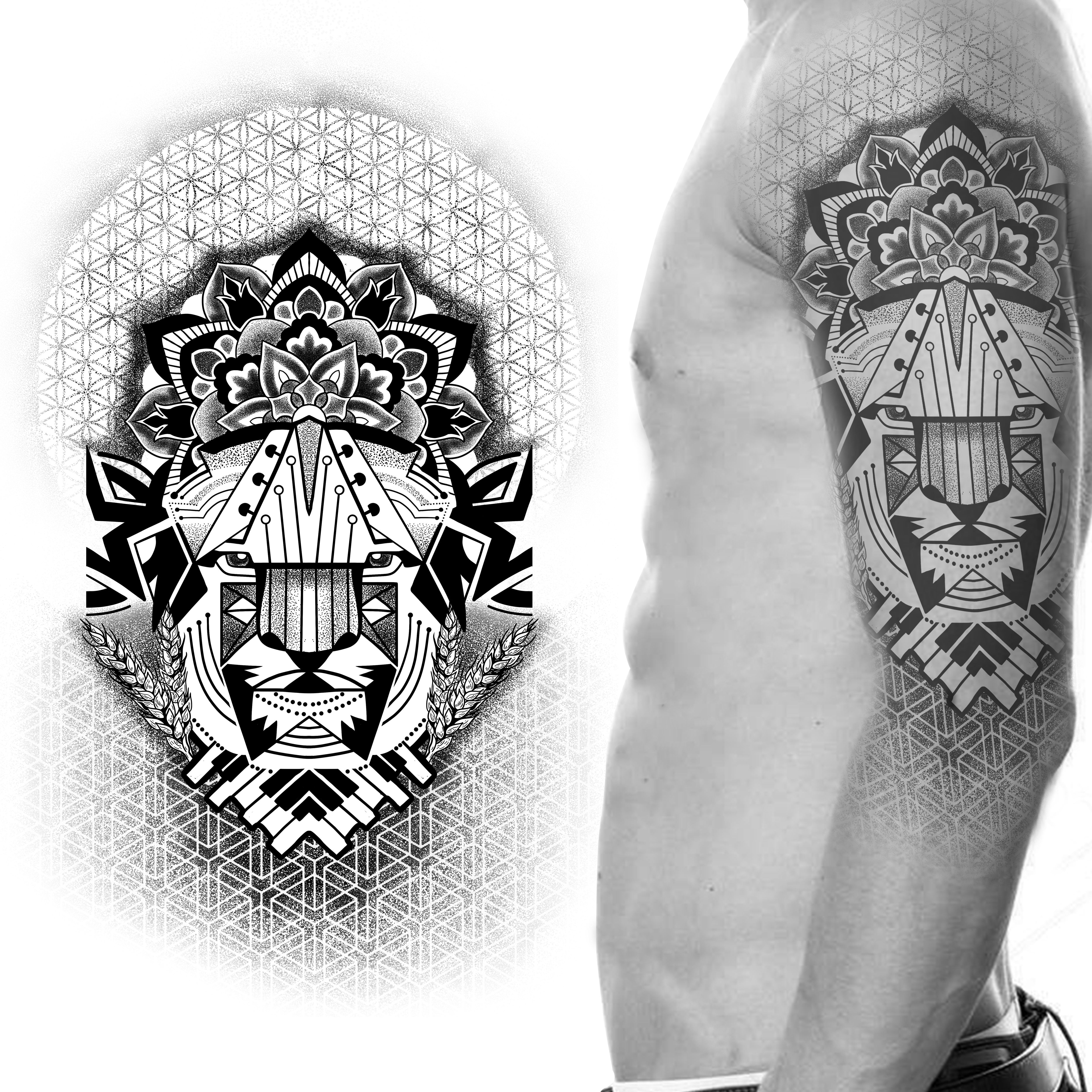 Tattoo Design by BUTTER work for this project | Design #27167181