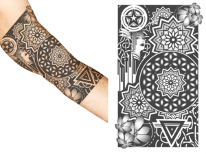 Half sleeve - Beautiful things in life | Tattoo-Design von SAI DESIGNS