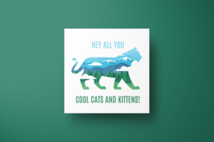 Cover Art for Podcast called Hey All You Cool Cats and Kittens! | Design Graphique par lnb...