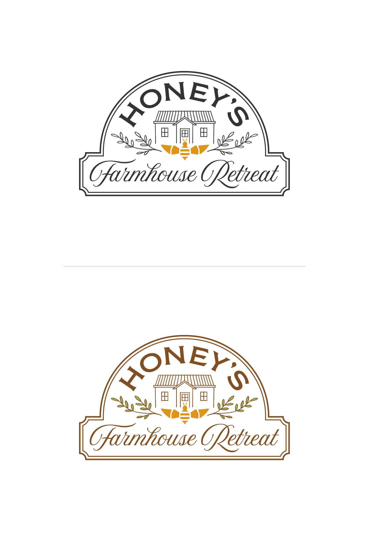 Logo Design by design.picnic for Honey's Harvest Farm | Design: #27134202