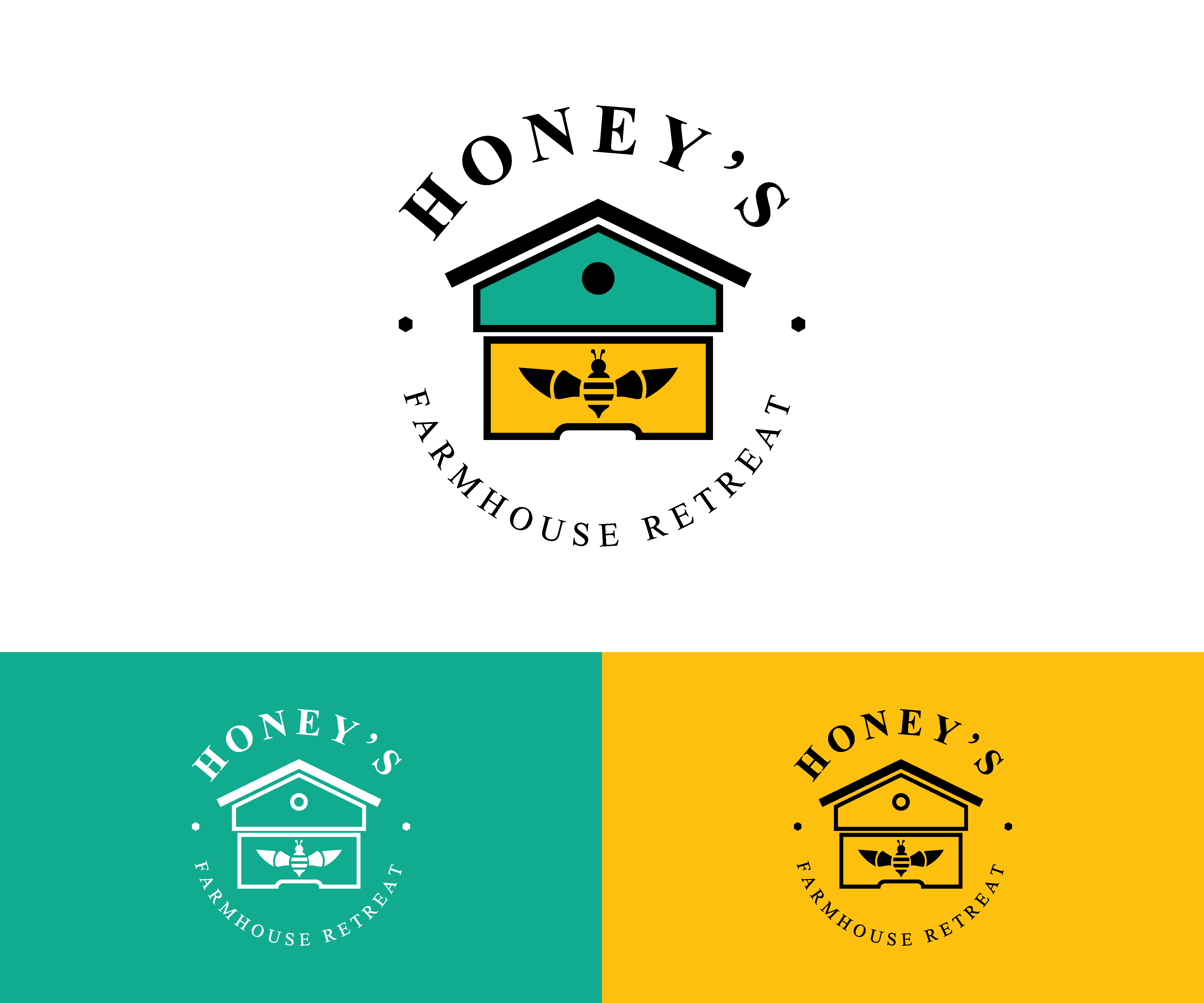 Logo Design by Ditty rajan for Honey's Harvest Farm | Design #27118762