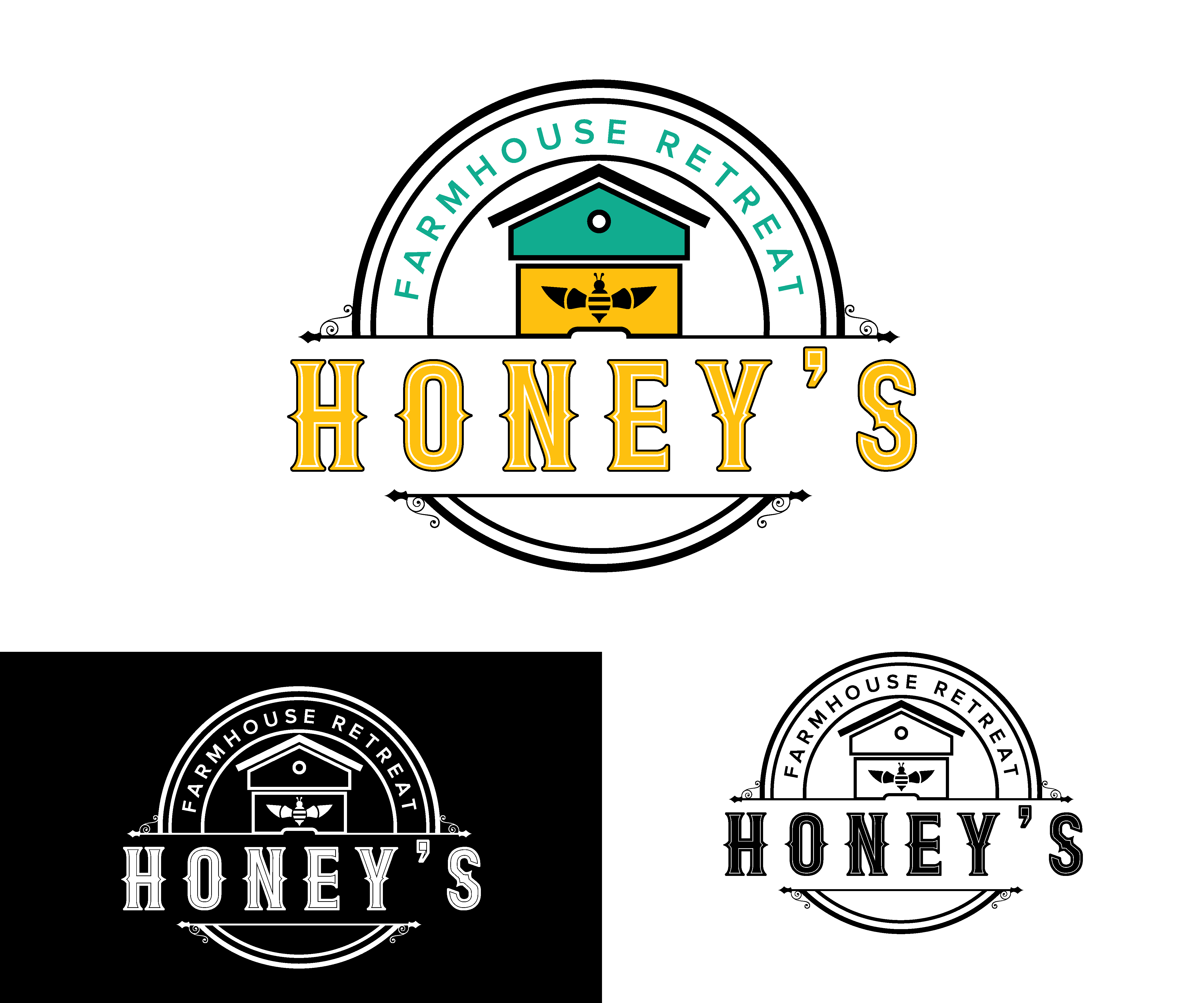 Logo Design by Ditty rajan for Honey's Harvest Farm | Design #27119419