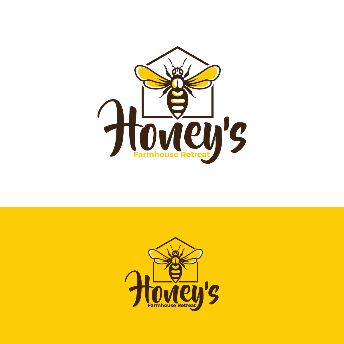 Logo Design by Graphic Bricks for Honey's Harvest Farm | Design #27088979