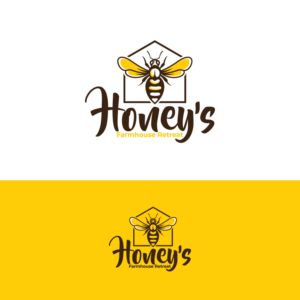 Honey's Farmhouse Retreat | Logo Design by Graphic Bricks