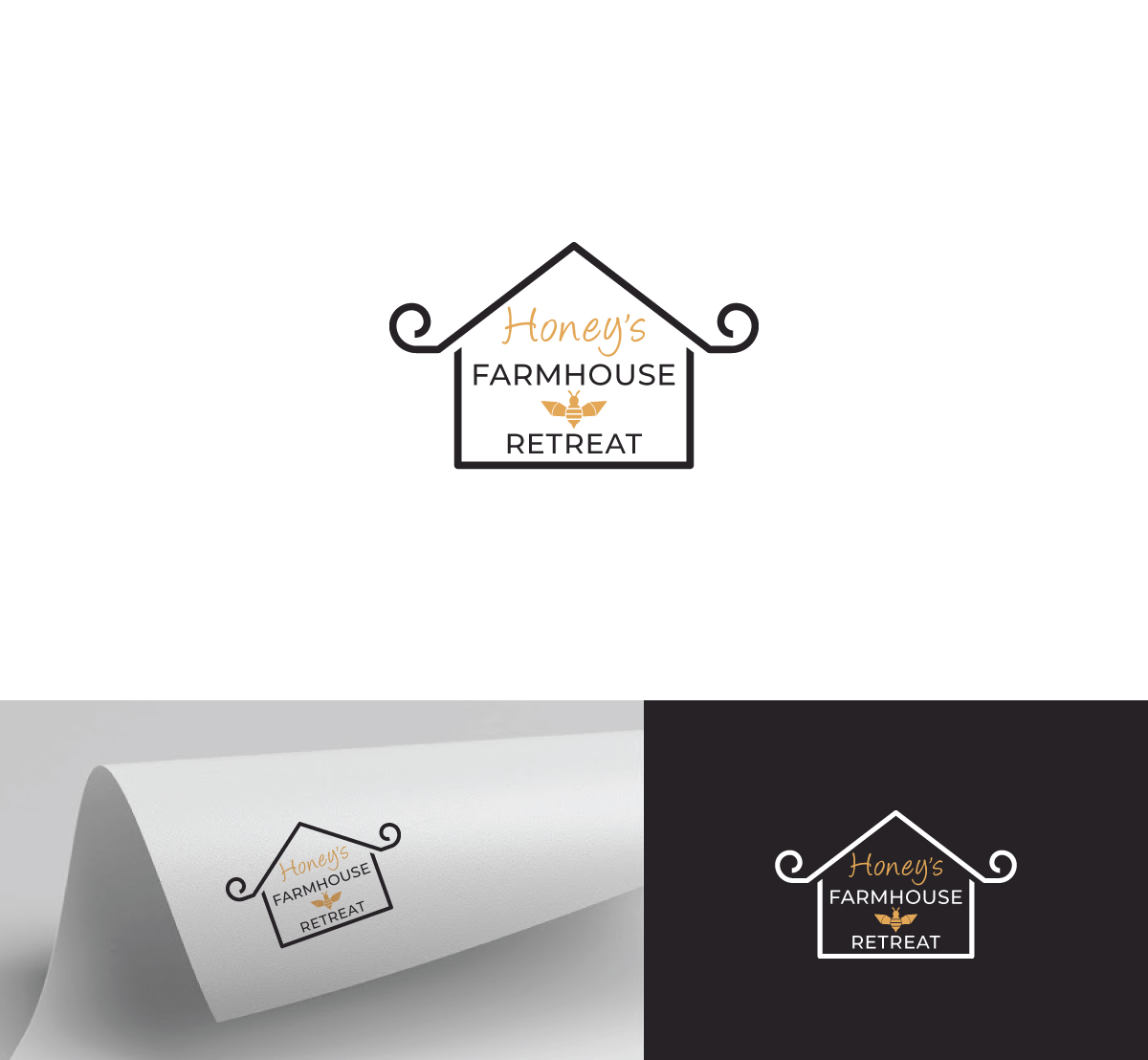 Logo Design by ecorokerz for Honey's Harvest Farm | Design #27088061