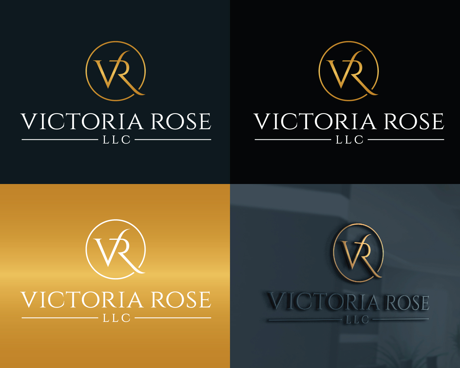 Logo Design by Atec for Victoria Rose LLC | Design #27089167