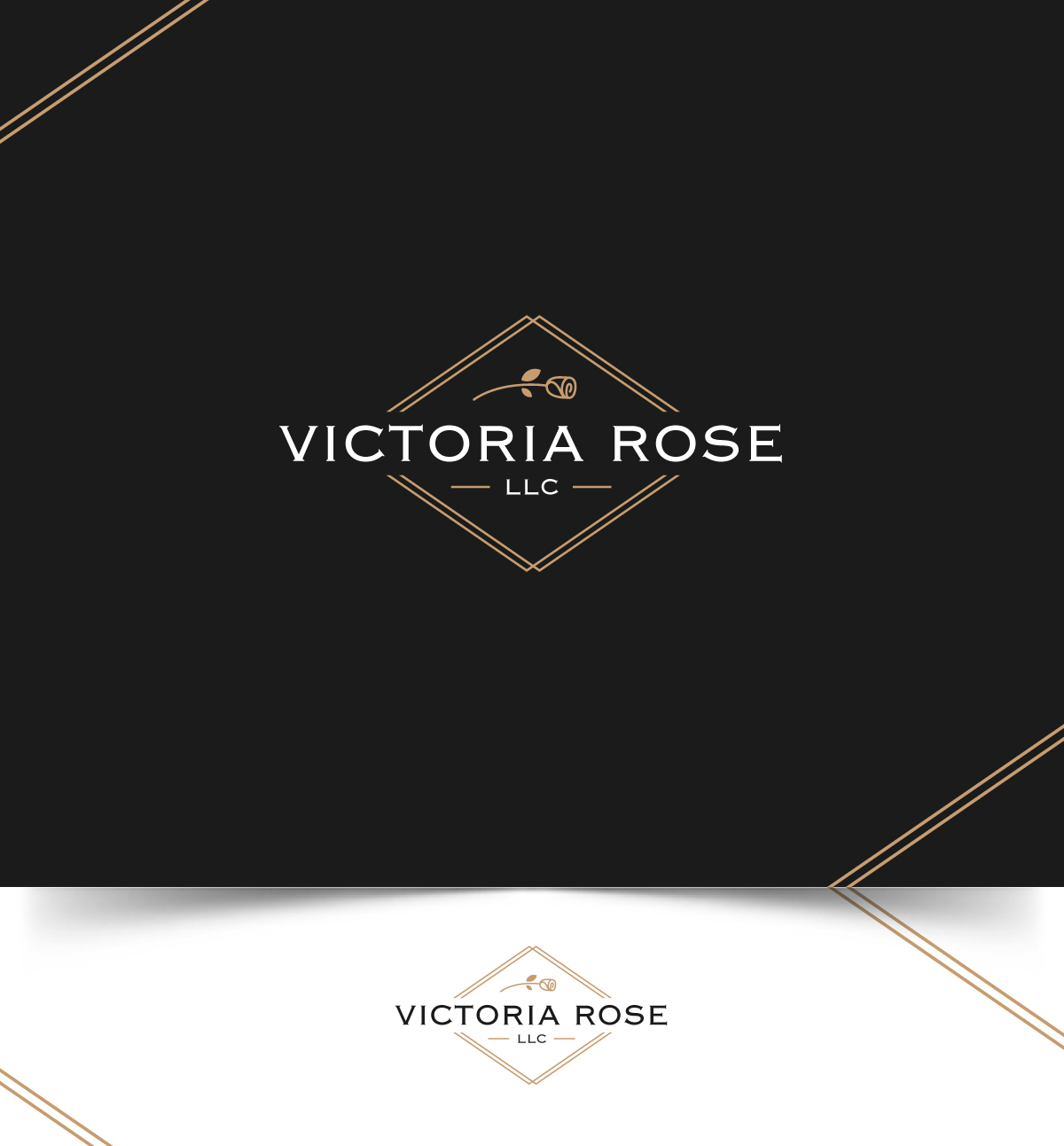 Logo Design by ecorokerz for Victoria Rose LLC | Design #27088023