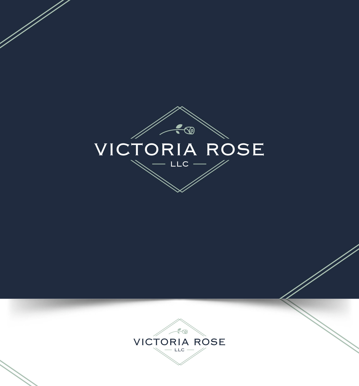 Logo Design by ecorokerz for Victoria Rose LLC | Design #27090660
