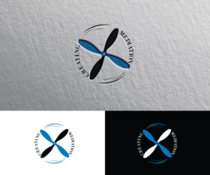 For example a propeller. On the top left wing will be the word 'Verbinding', which means connection. On the top right wing, the word resultaat, which means 