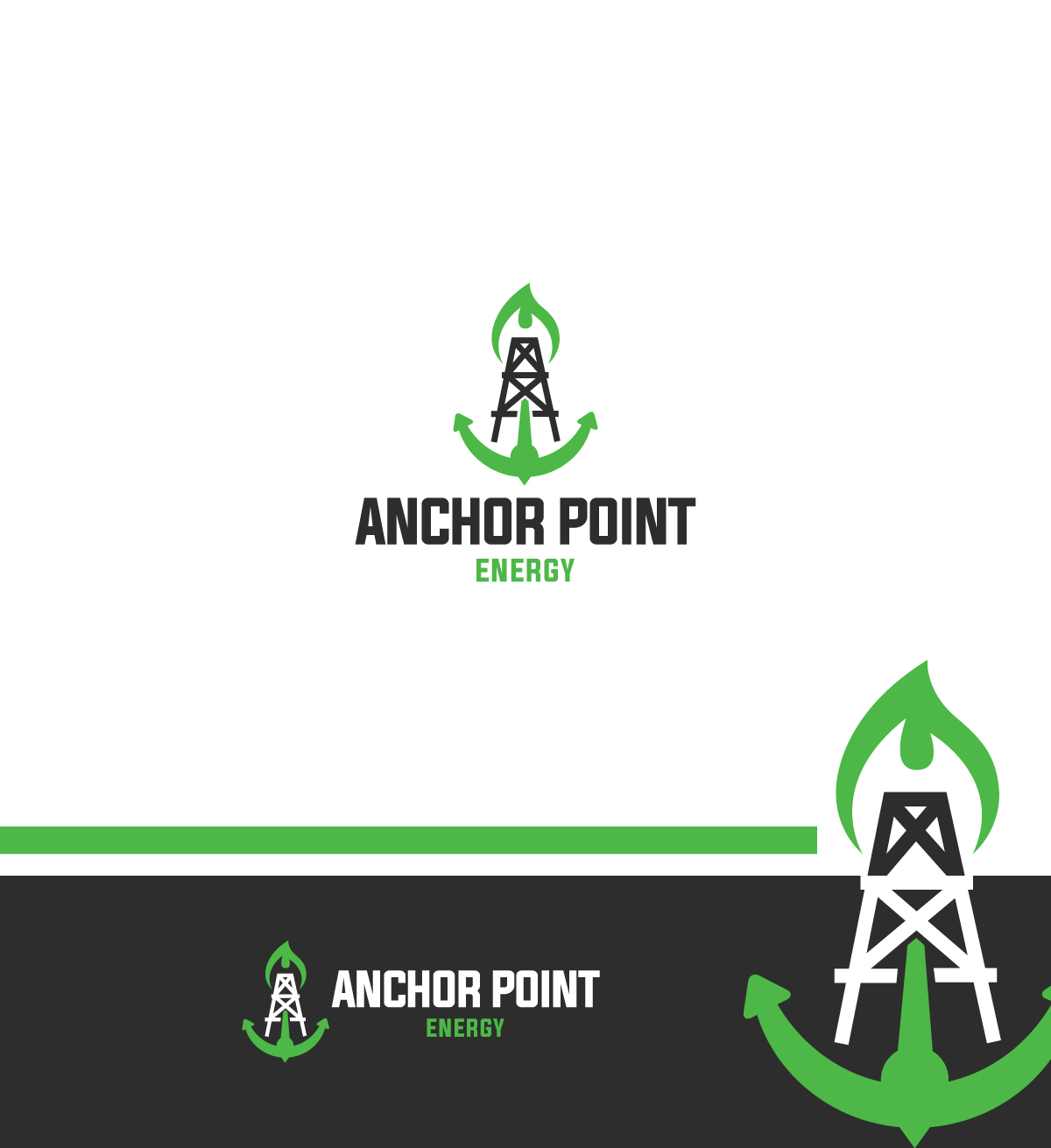 Logo Design by ecorokerz for Anchor Point Energy | Design #27086306