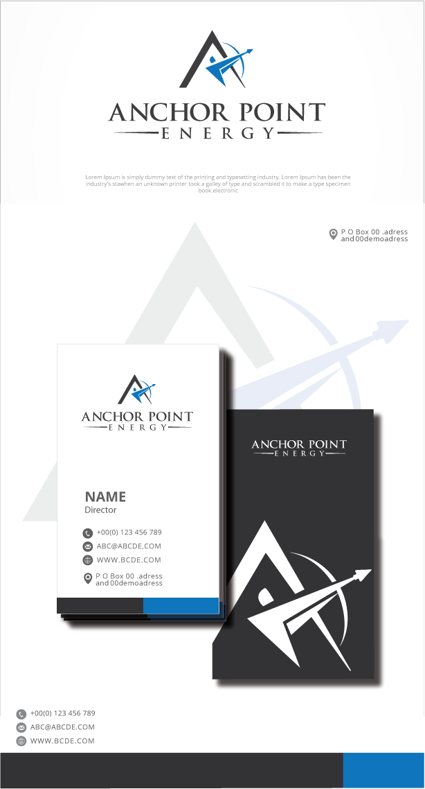 Logo Design by graphicevolution for Anchor Point Energy | Design #27137366